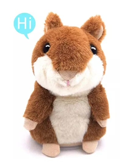 Stock photo of a talking hamster toy.