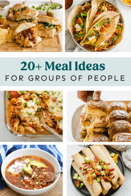 Meals for Large Groups {Easy & Inexpensive Ideas!} - Thriving Home