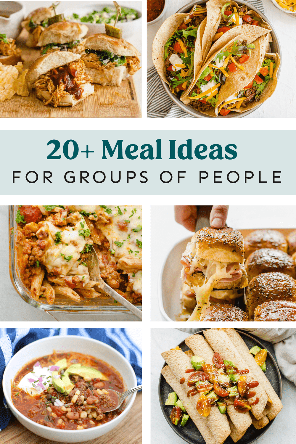 Meals for Large Groups {Easy & Inexpensive Ideas!} - Thriving Home