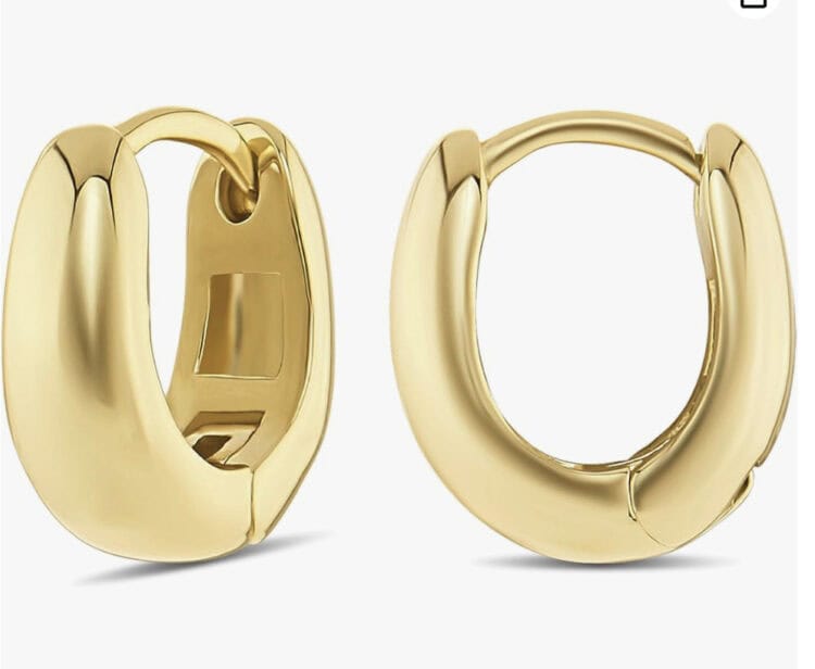 Huggy Hoop Gold Earrings