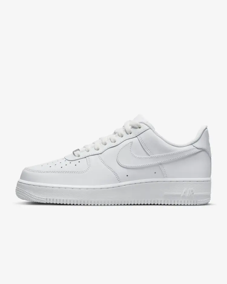 Nike Air Force Shoes in white.