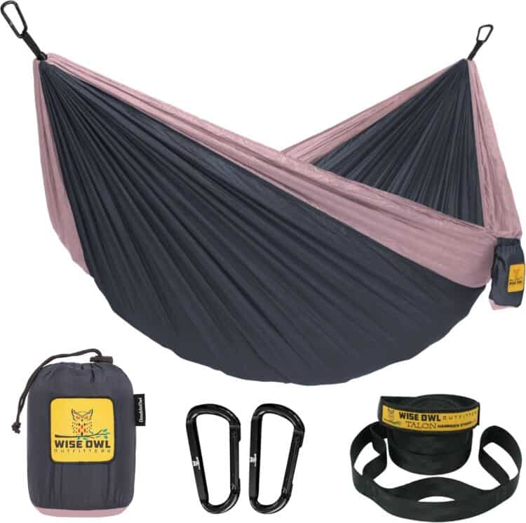 Pink and gray Hammock