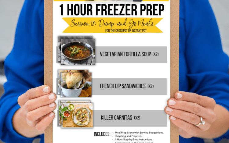 1 Hour Freezer Prep: Session 18