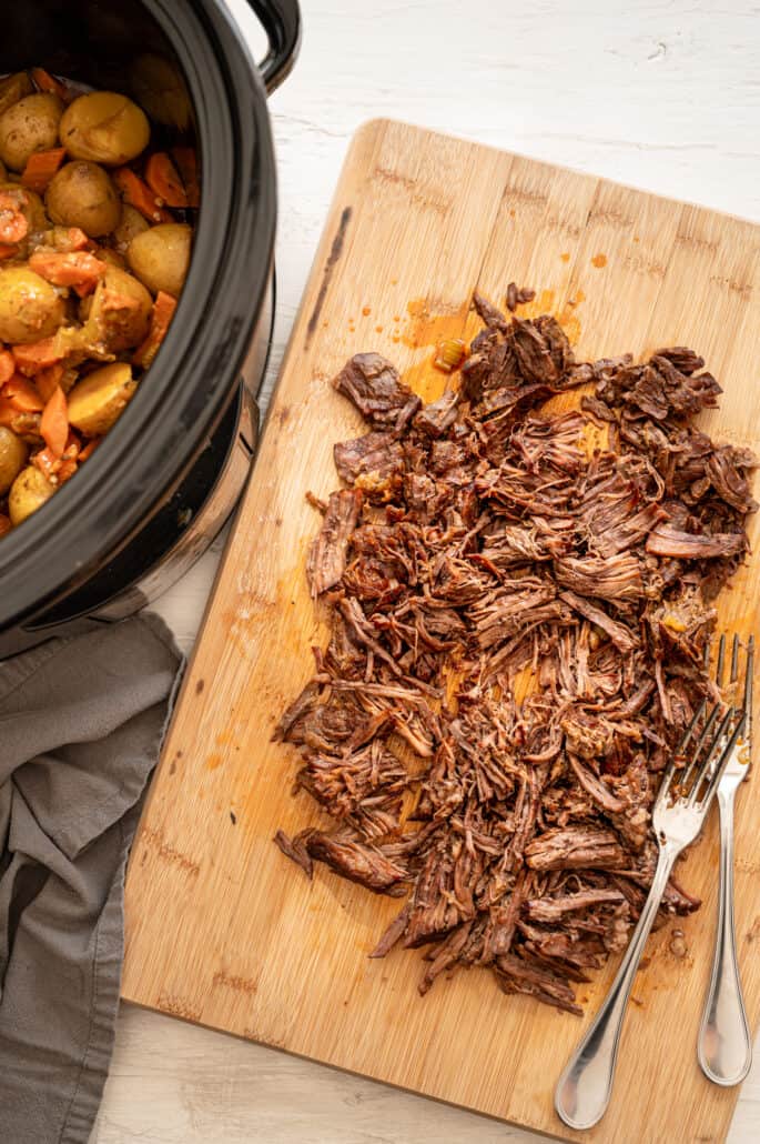 The BEST Slow Cooker Pot Roast - Thriving Home