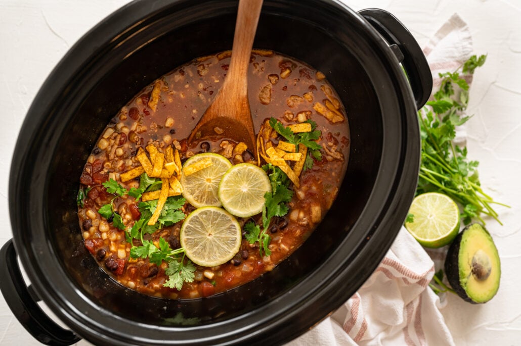 crock pot taco soup recipe