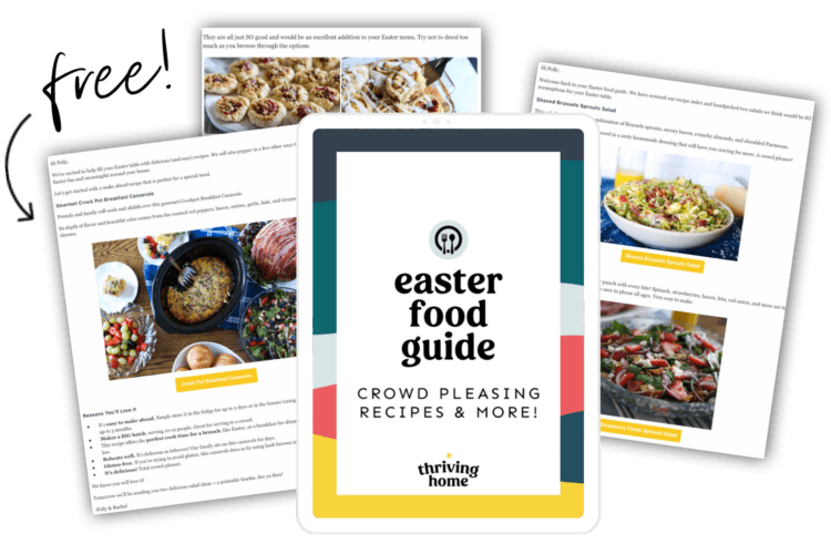 easter food guide CTA