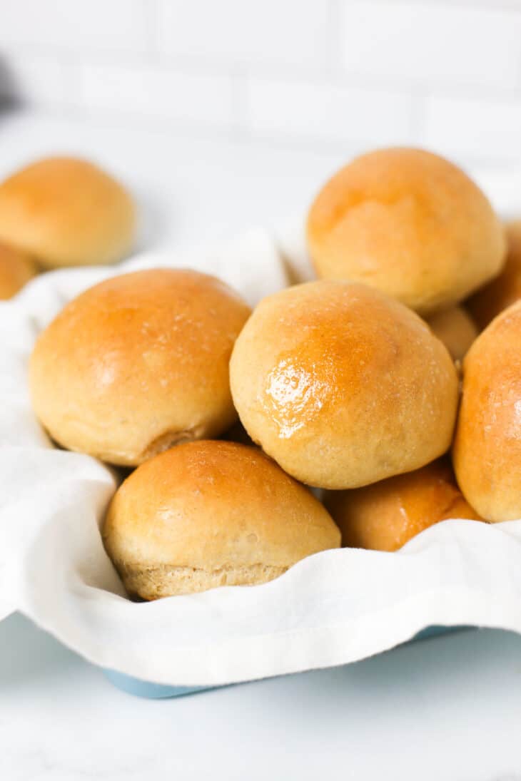 Bread Machine Wheat Rolls (Crowd Pleaser!) - Thriving Home