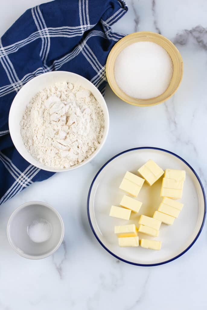 crust ingredients for lemon bars