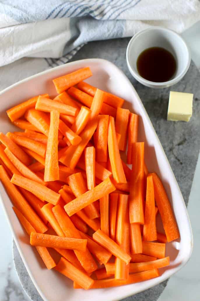 Ingredients for Maple Roasted Carrots