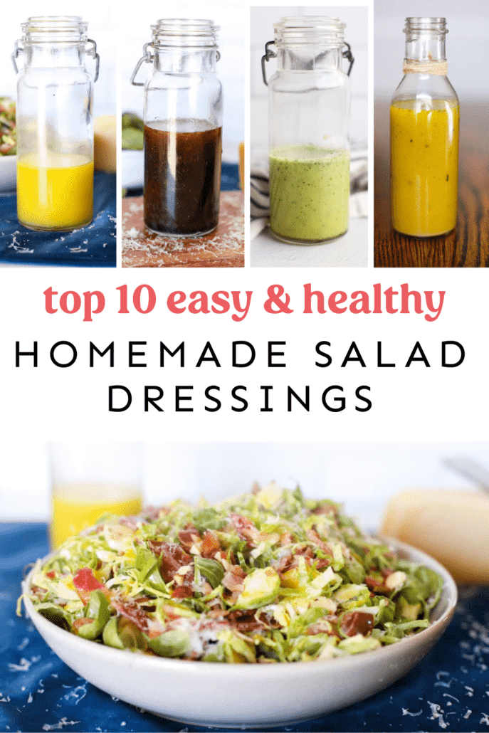 10+ BEST Homemade Salad Dressing Recipes