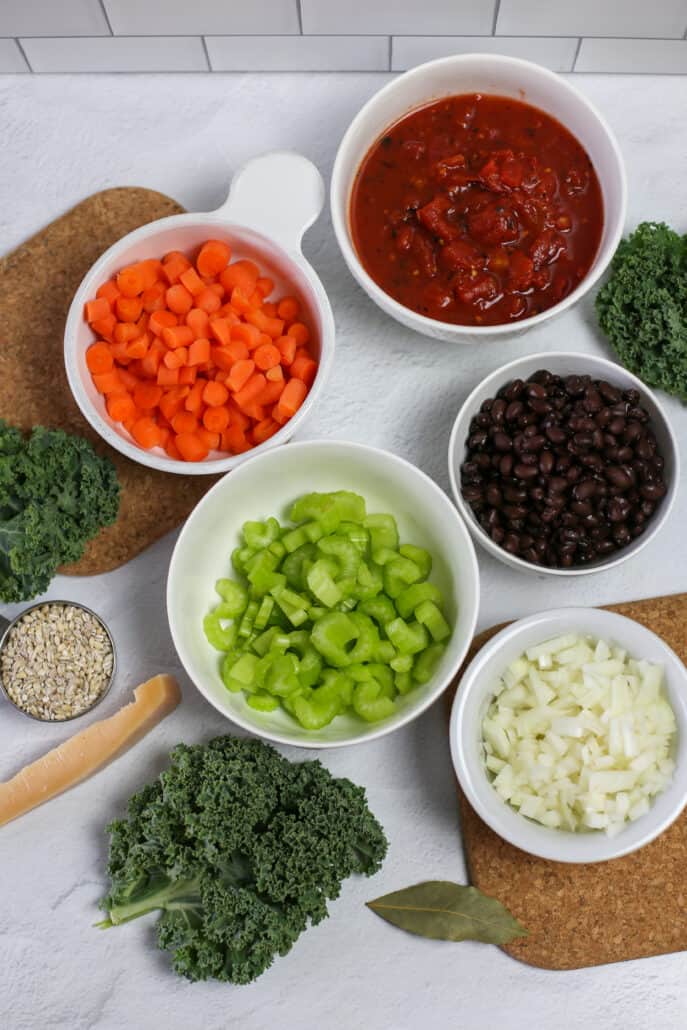 ingredients for instant pot vegetable soup
