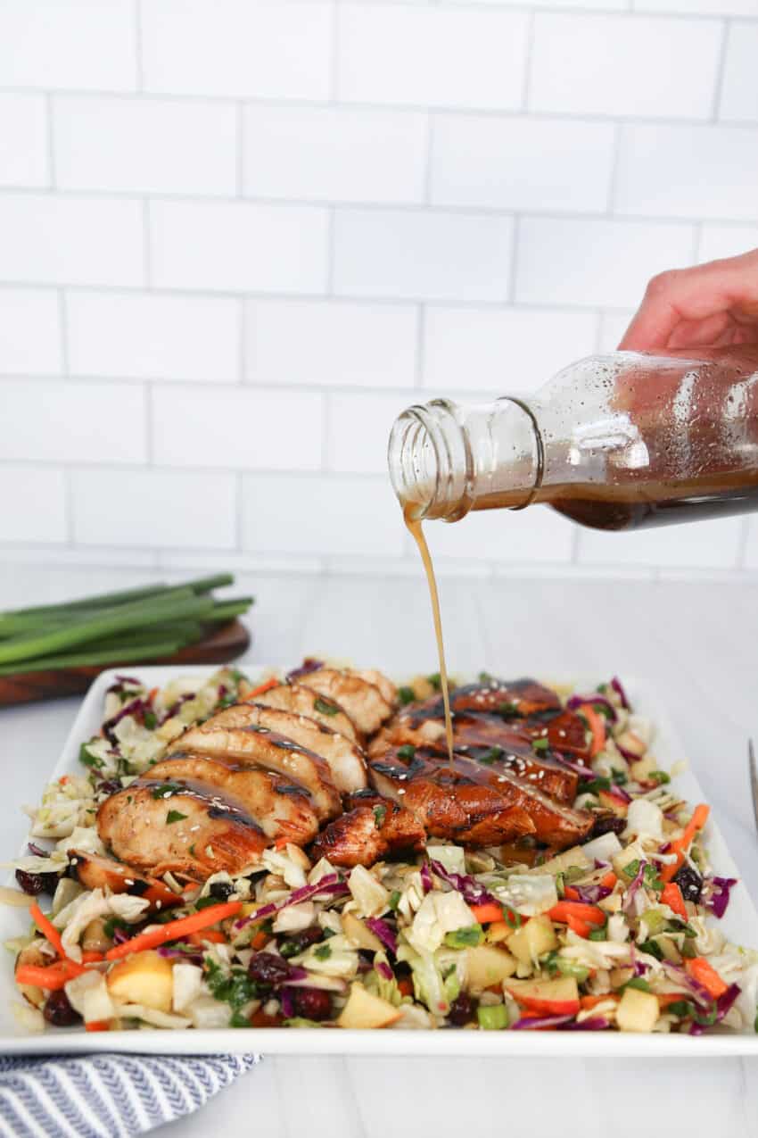 5 Ingredient Asian Salad Dressing Thriving Home   Asian Sesame Dressing 2 850x1275 