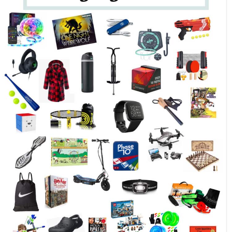 Gift ideas for tween boys.