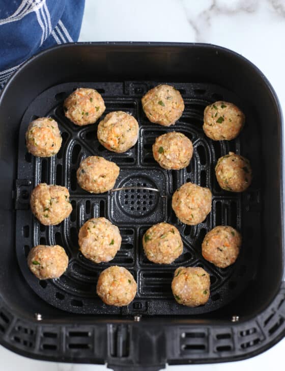 air fryer turkey meatballs