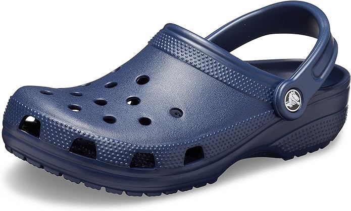 Navy Crocs for men.