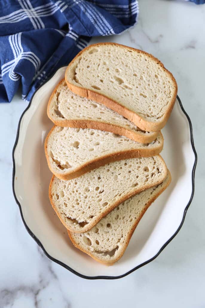 5 slices of gluten free bread