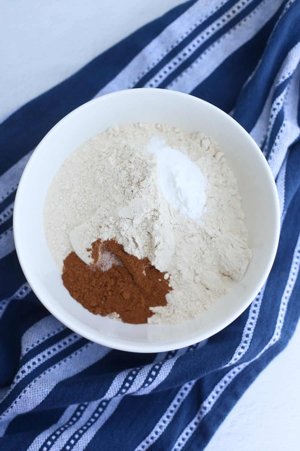 dry ingredients in a bowl