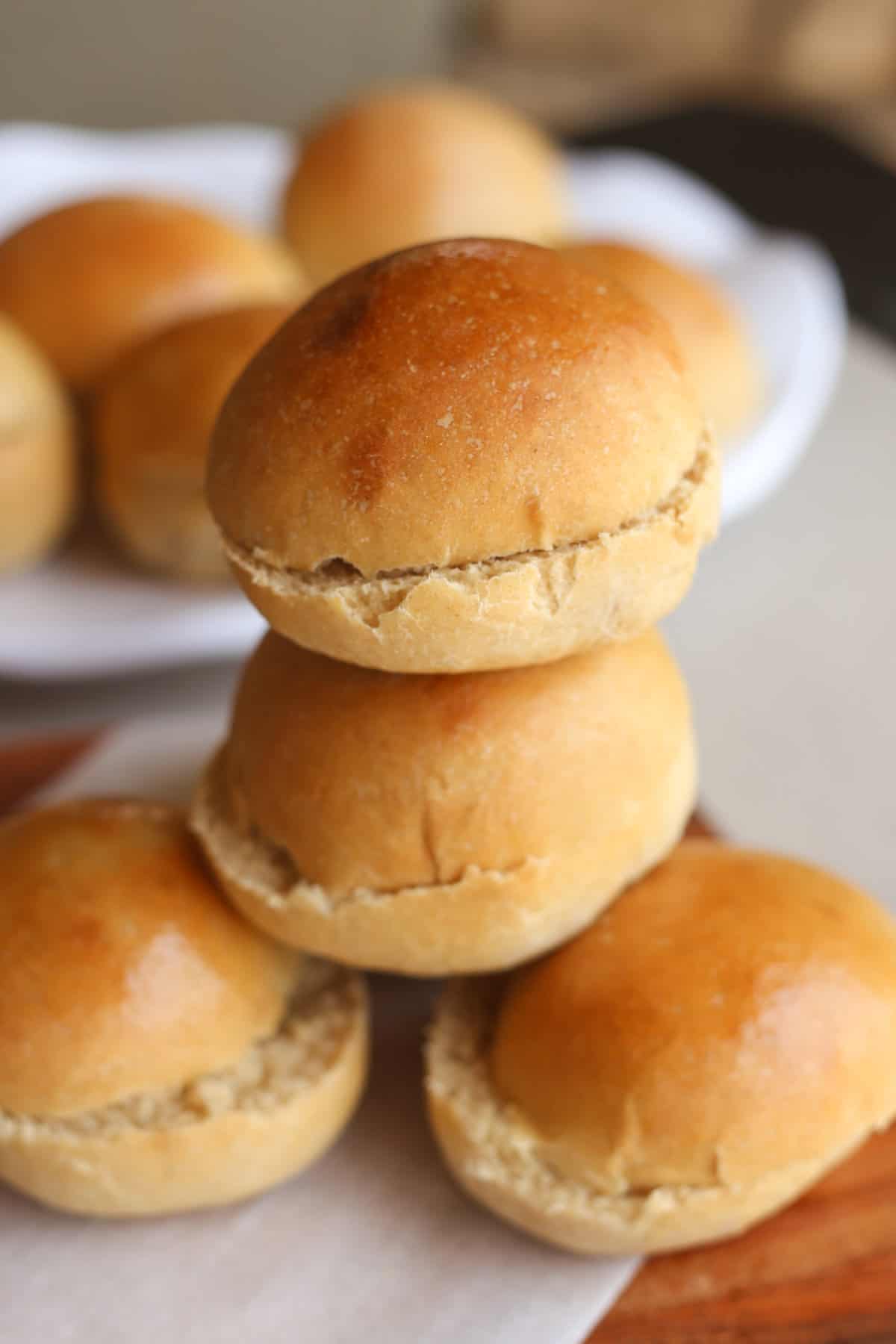 Bread Machine Hamburger Buns (Whole Wheat!) Thriving Home