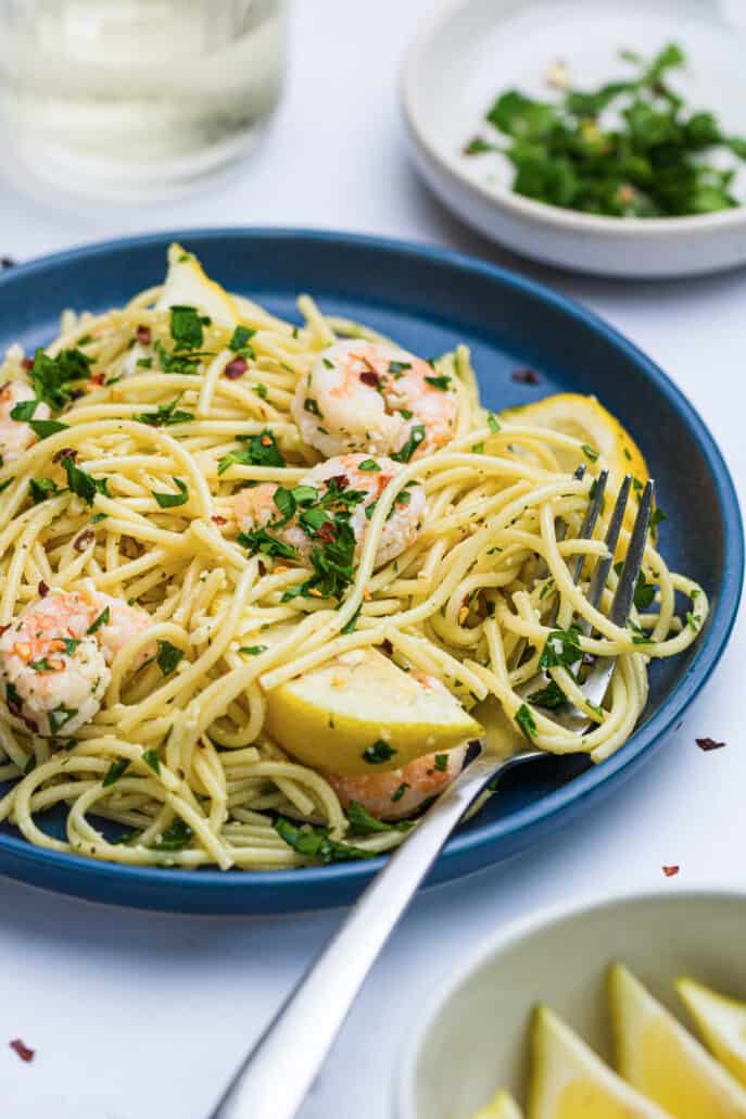 Shrimp Scampi Pasta (30 Minute Meal!)