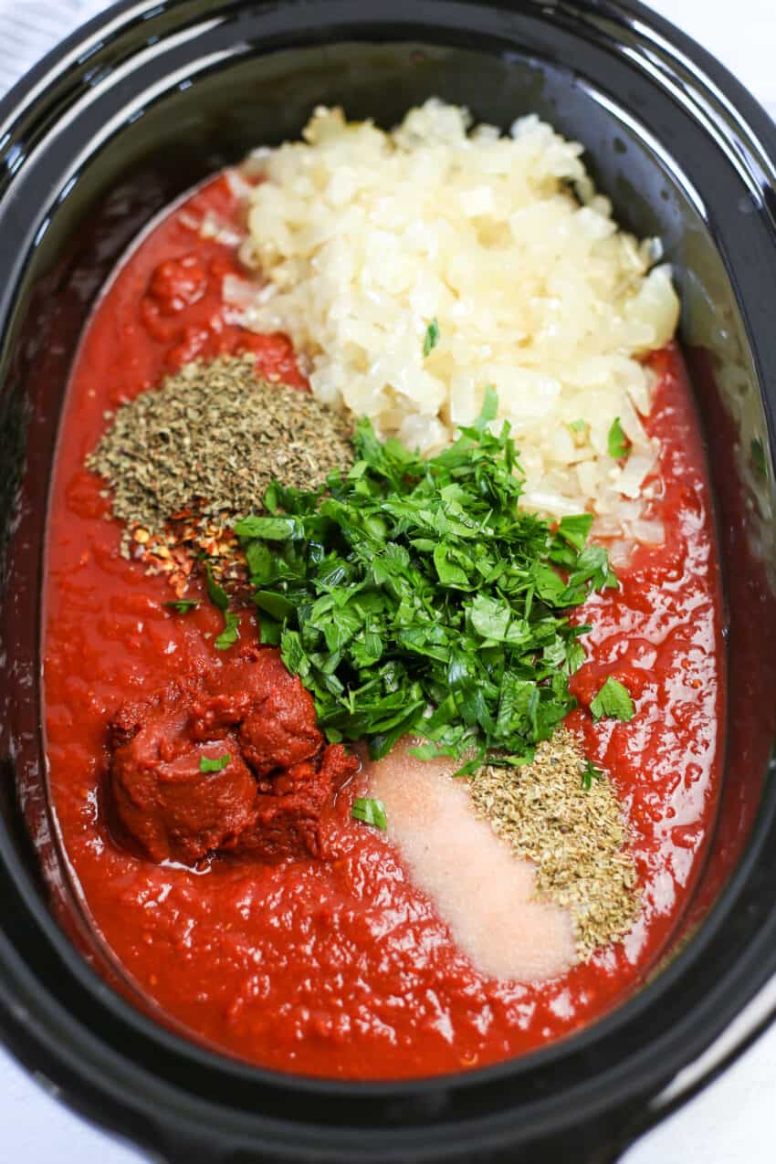 Slow Cooker Marinara Sauce