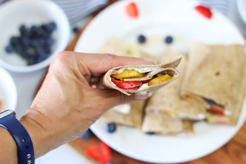 Fruit Pizza Roll-Ups - Thriving Home