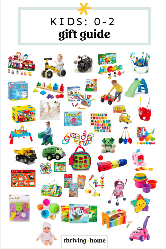 Gift Guide: Ages 0-2 - Thriving Home