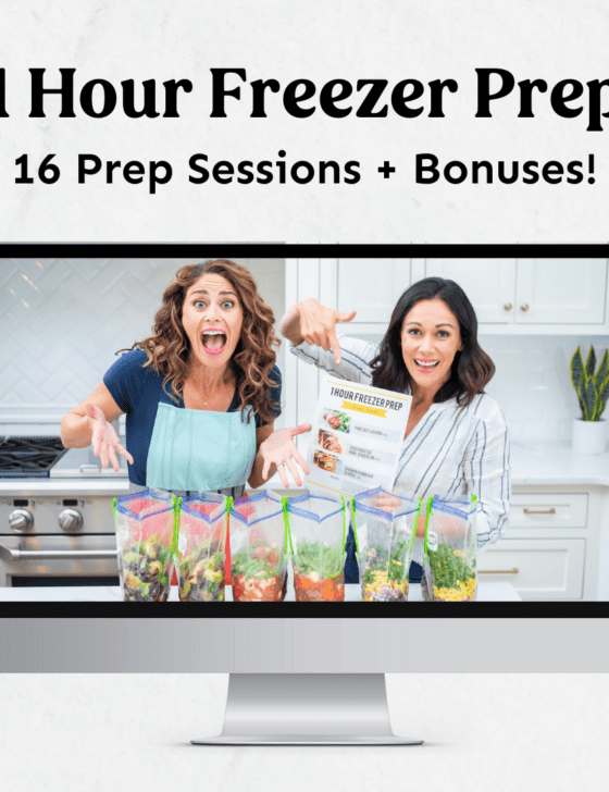 1 hour freezer prep promotional image.