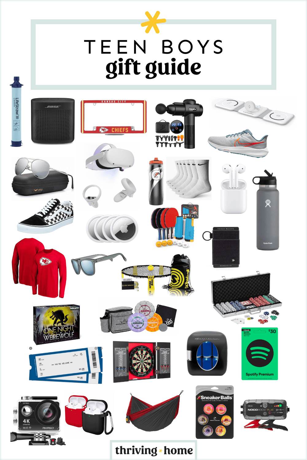 The Best 36 Gifts Your Teen Guy Will Love - Living Well + Learning