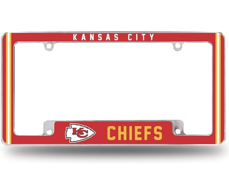 Chiefs license plate frame.