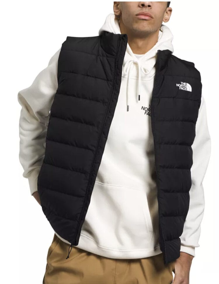 Northface vest for men.