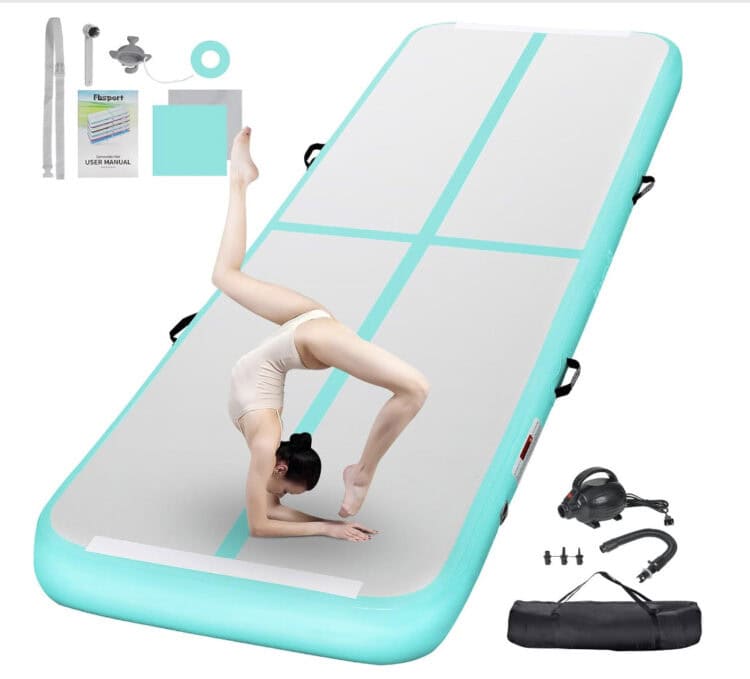 Inflatable floor mat.