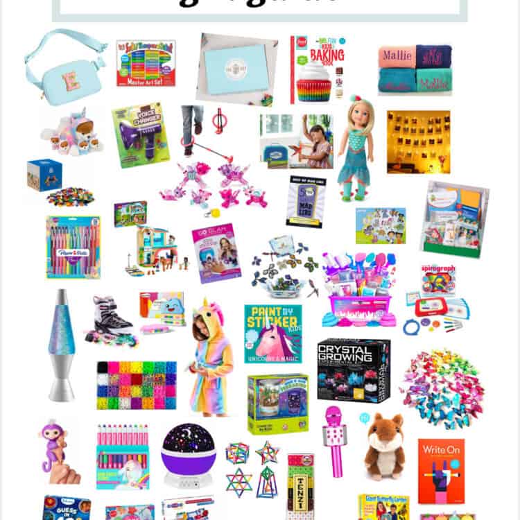 Gift ideas for elementary girls ages 5 through 9.