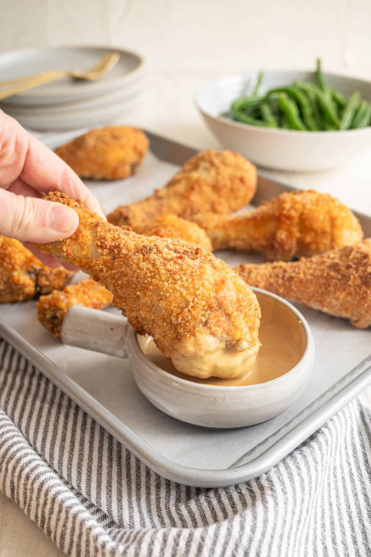 Crispy Baked Drumsticks
