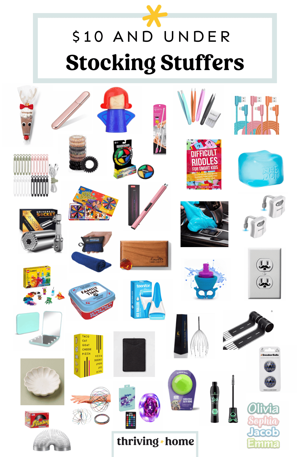 Stocking Stuffer gift guide. 