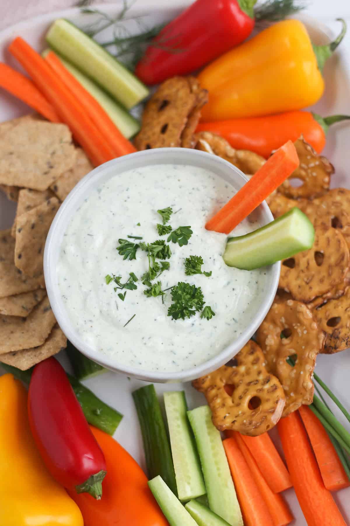 Cottage Cheese Ranch Dip (High Protein)
