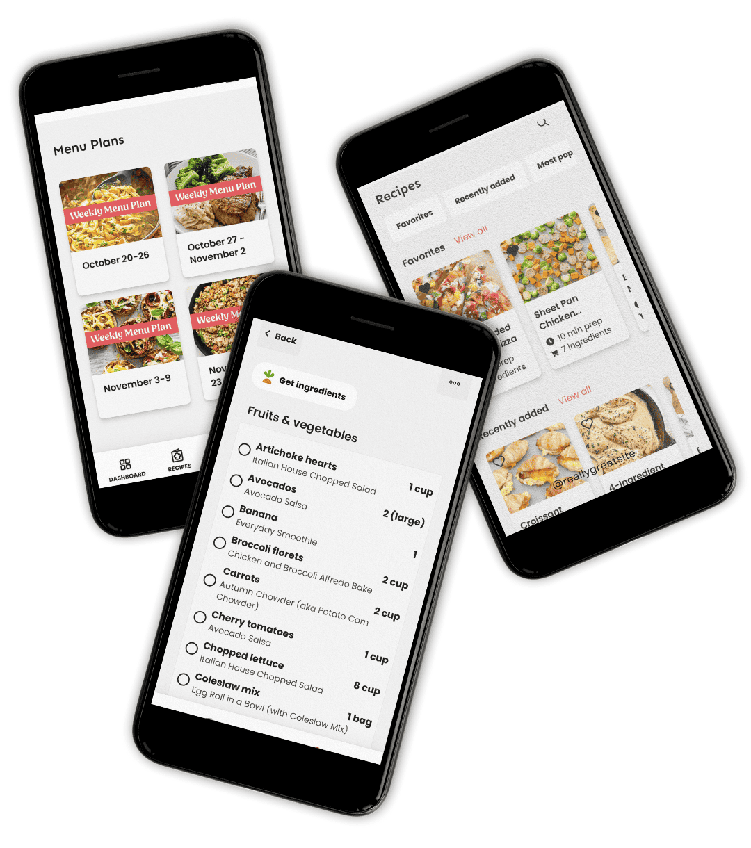 Cell Phone Collage for Thriving Meals