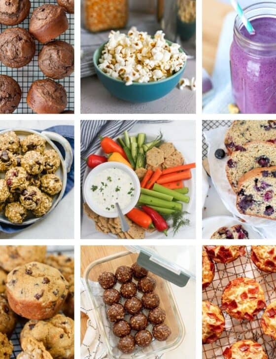 after school snacks.